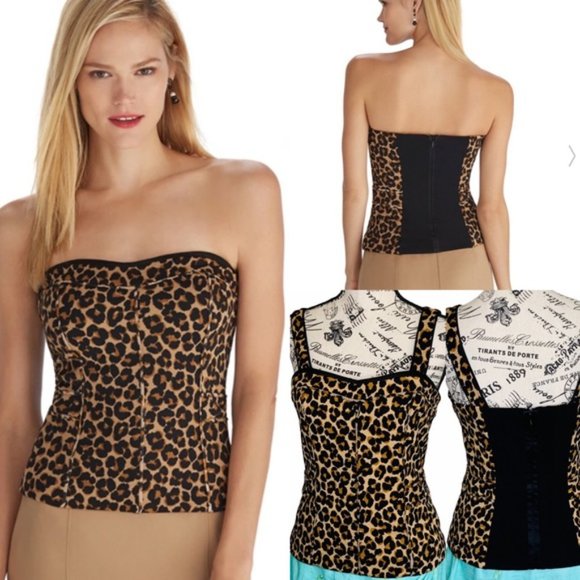 White House Black Market Tops - White House Black Market corset like top 4